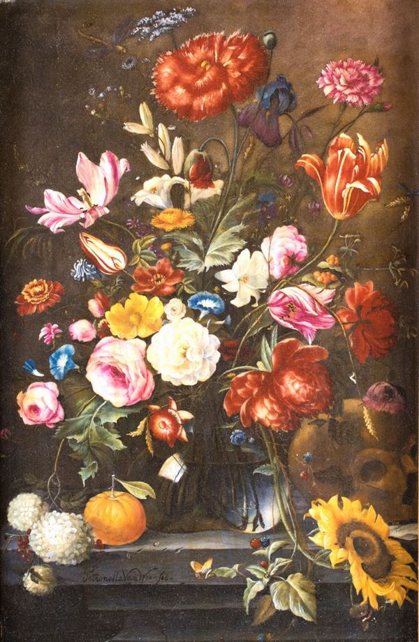 Petronella Van Woensel - Natura morta di fiori