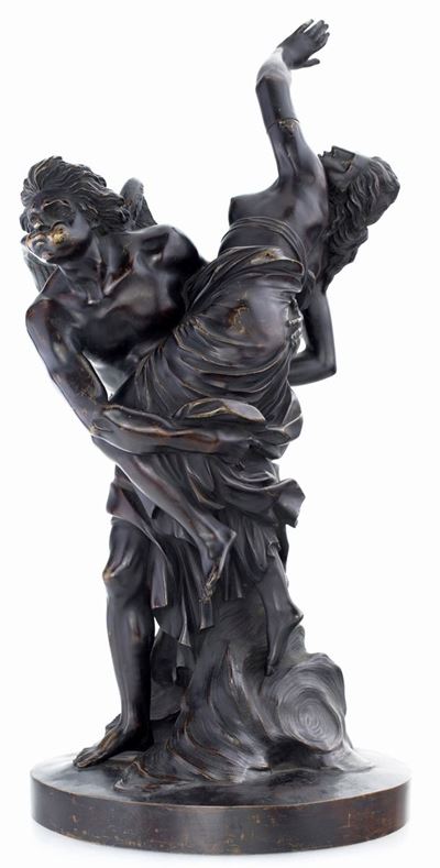Gruppo in Bronzo Brunito, XIX Secolo