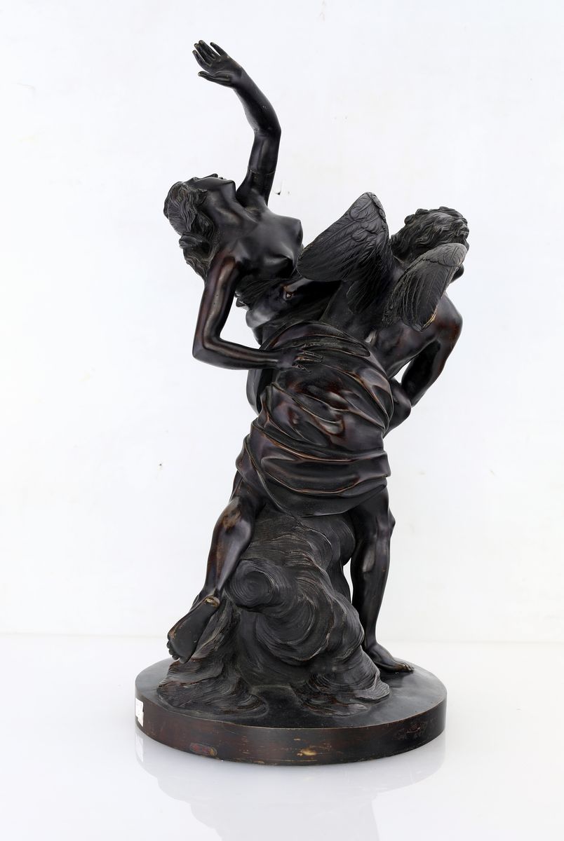 Gruppo in Bronzo Brunito, XIX Secolo
