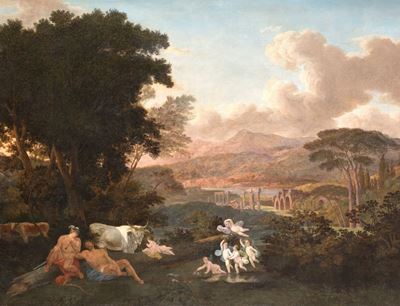 Paesaggio Arcadico con Mercurio e Argo