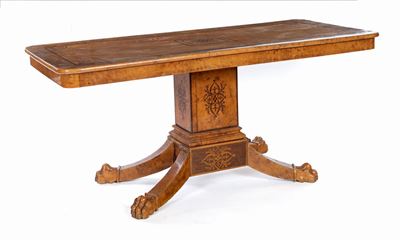 Tavolo Rettangolare in Acero D'epoca Carlo X