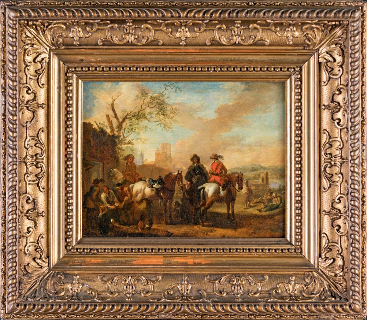 Philips Wouwermann - Sosta di Cavalieri