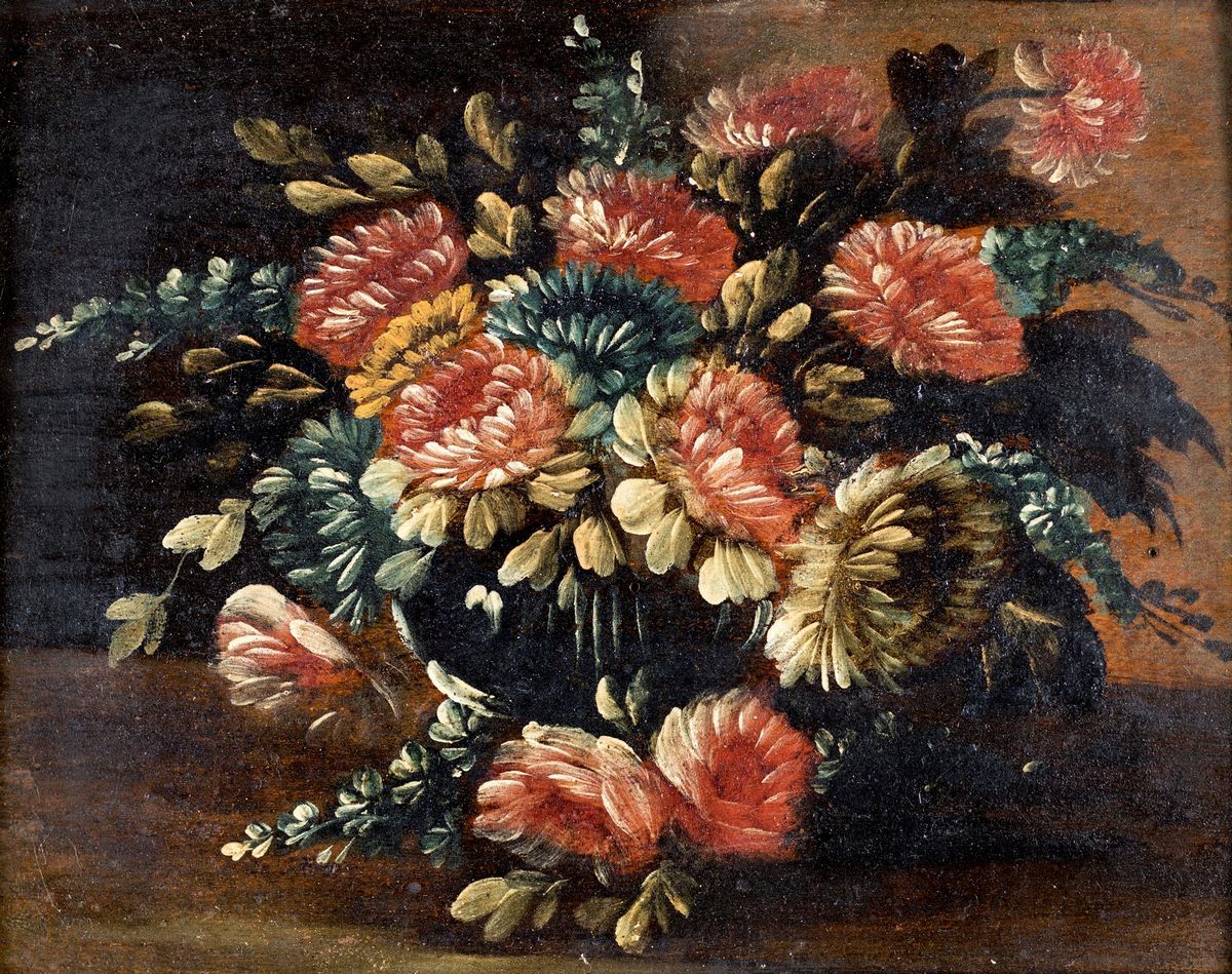 Scuola Italiana del XIX Secolo - Natura Morta di Fiori