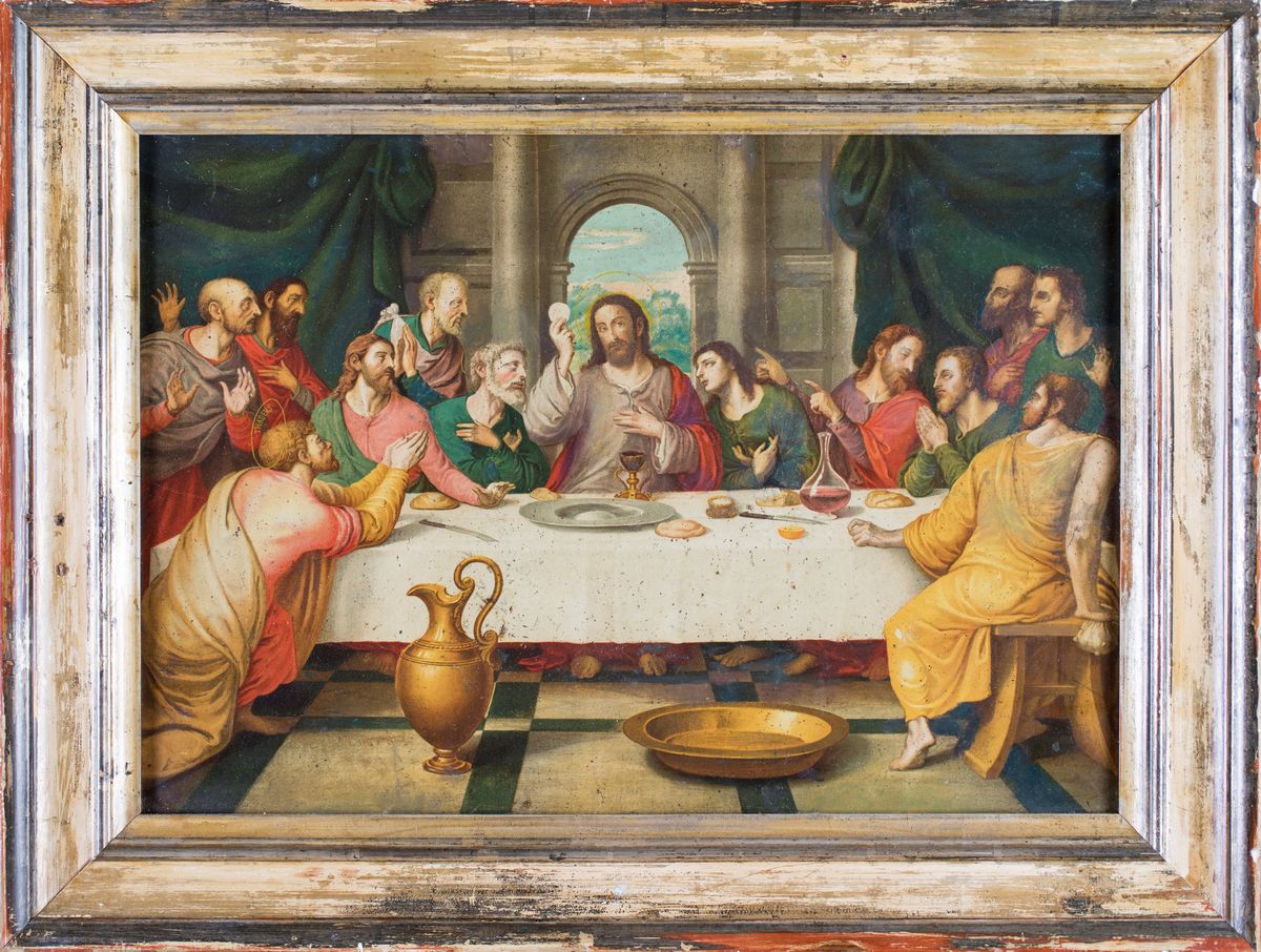 Pittore degli Inizi del XIX Secolo - Ultima Cena (da Juan Vincente Macip)