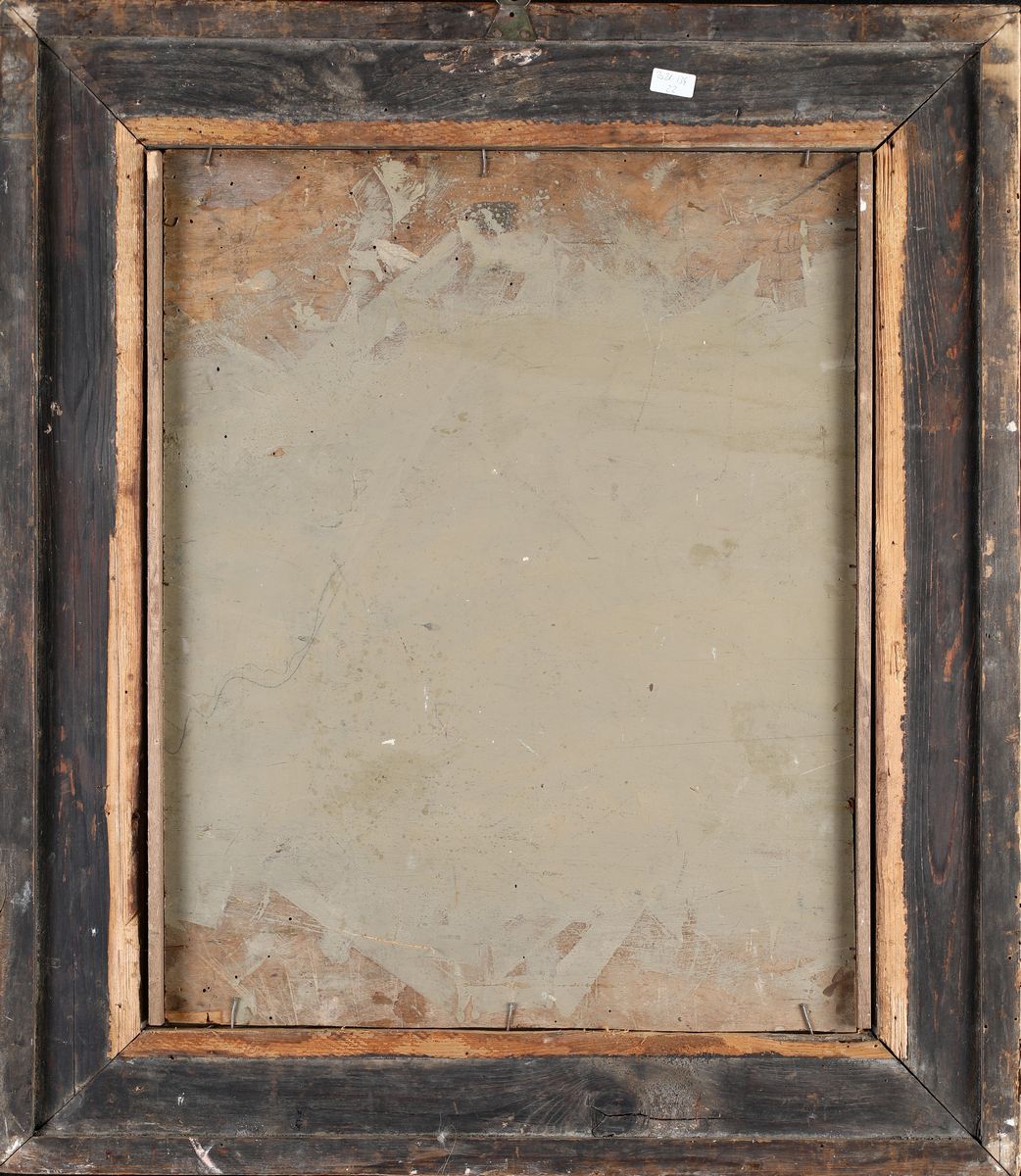 Pittore del XIX/XX Secolo - Vaso di Fiori e Melagrane sul Piano