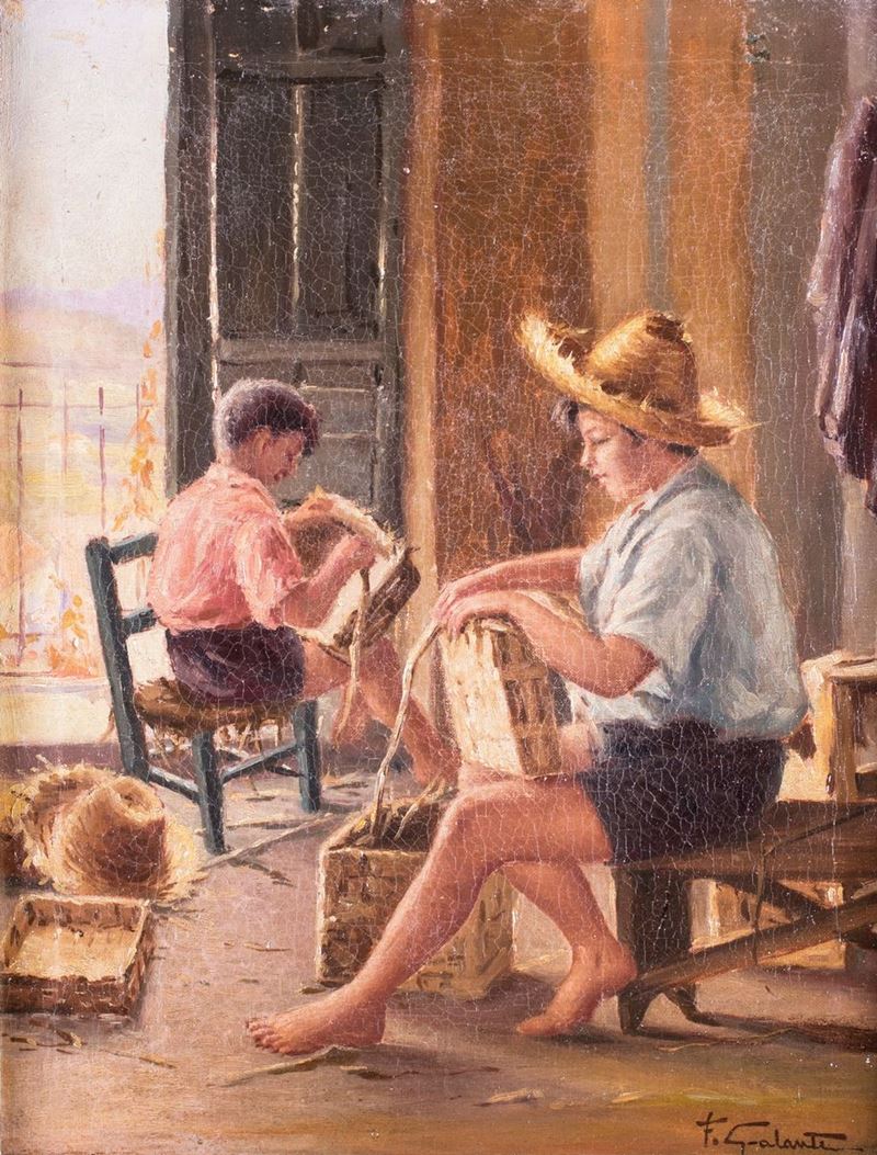 Francesco Galante - Interno con Giovani Canestrari