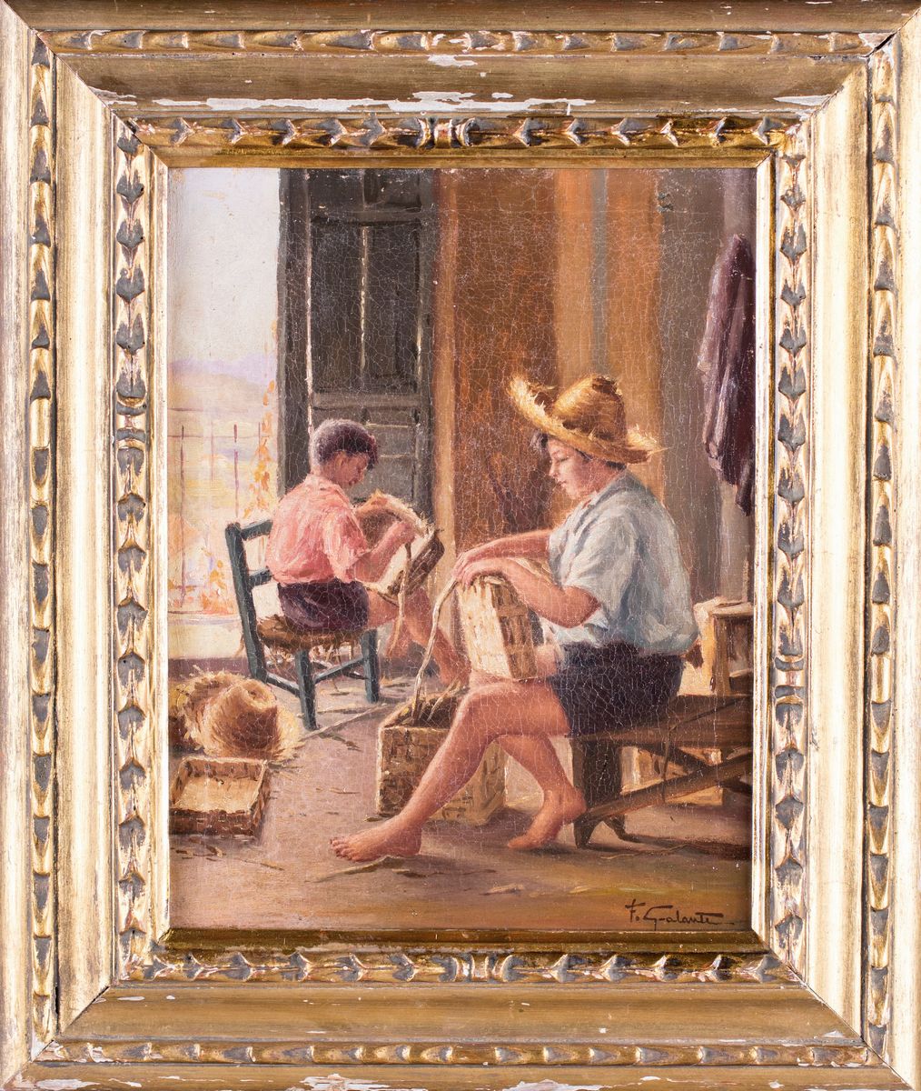 Francesco Galante - Interno con Giovani Canestrari