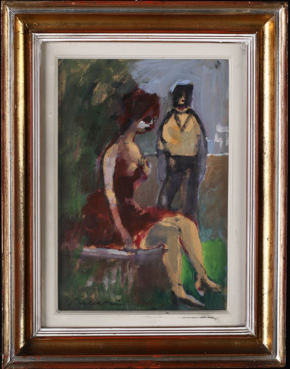 Mino Maccari - Donna con Marinaio