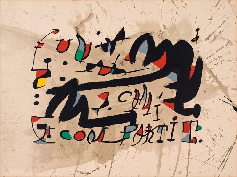 Joan Mirò - Senza Titolo