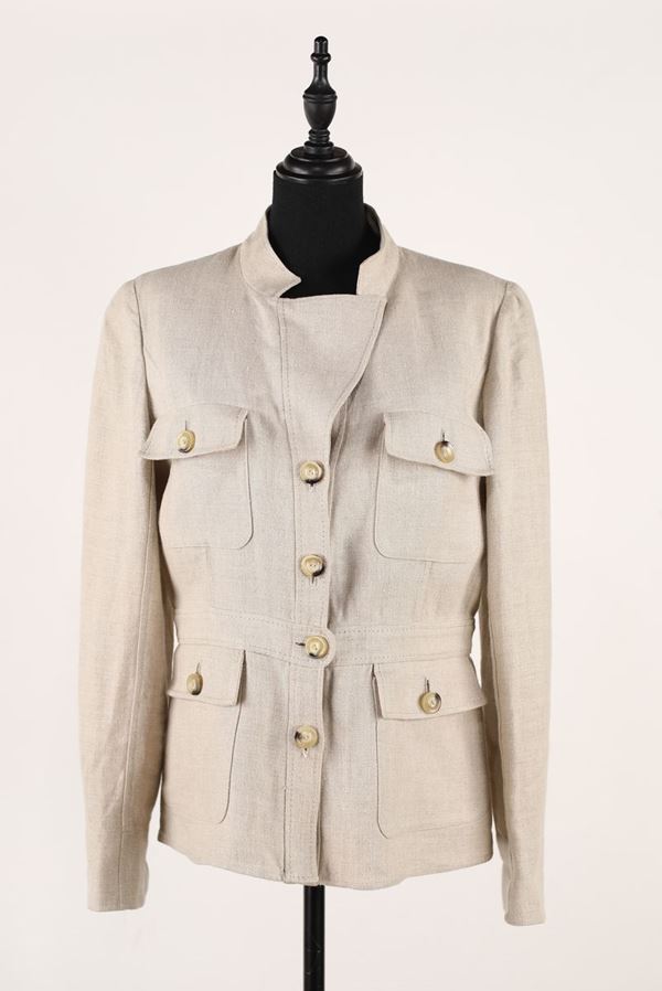 Valentino, giacca in lino  - Asta Très Chic-Asta a Tempo Luxury Fashion - Casa d'Aste Arcadia