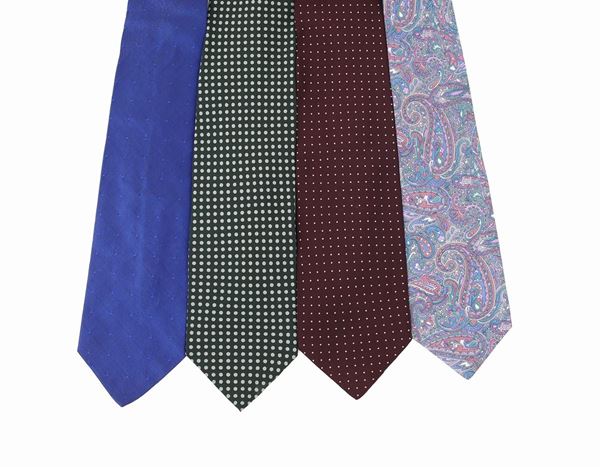 Lotto di quattro cravatte