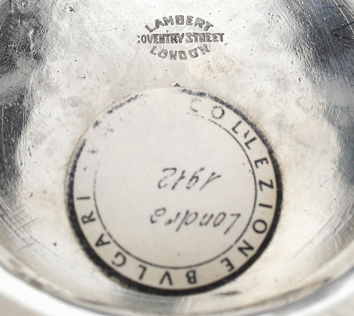 Coppetta in Argento Sterling, Londra 1912, Argentiere Herbert Lambert