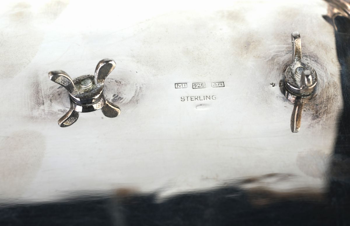 Calamaio in Argento Sterling, Milano, Fine XIX/inizio XX Secolo, Argentiere A.r.