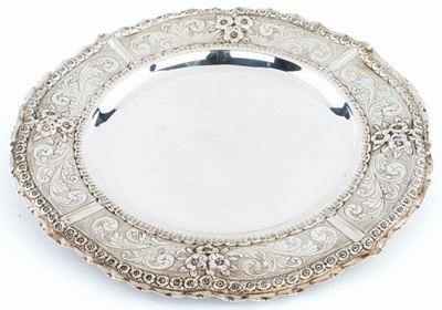 Piatto in Argento, Fine XIX/inizio XX Secolo