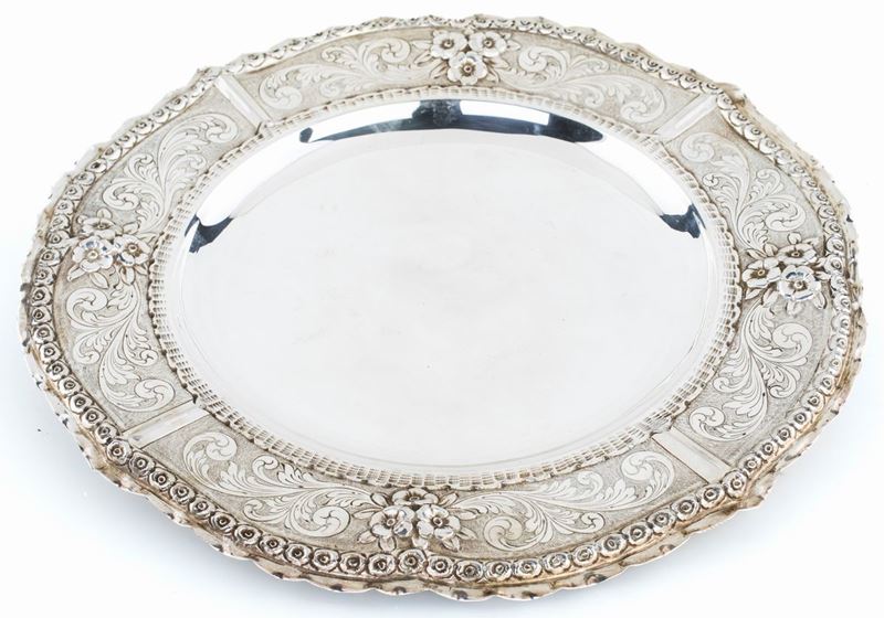 Piatto in Argento, Fine XIX/inizio XX Secolo