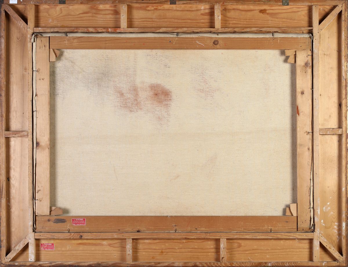 Raffaele Zeloni - Interno con Figure in Abiti Settecenteschi