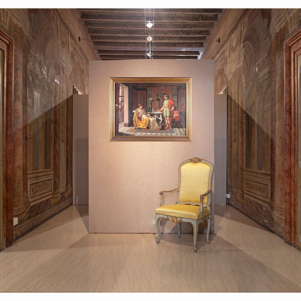 Pittore Neoclassico - Interno Pompeiano