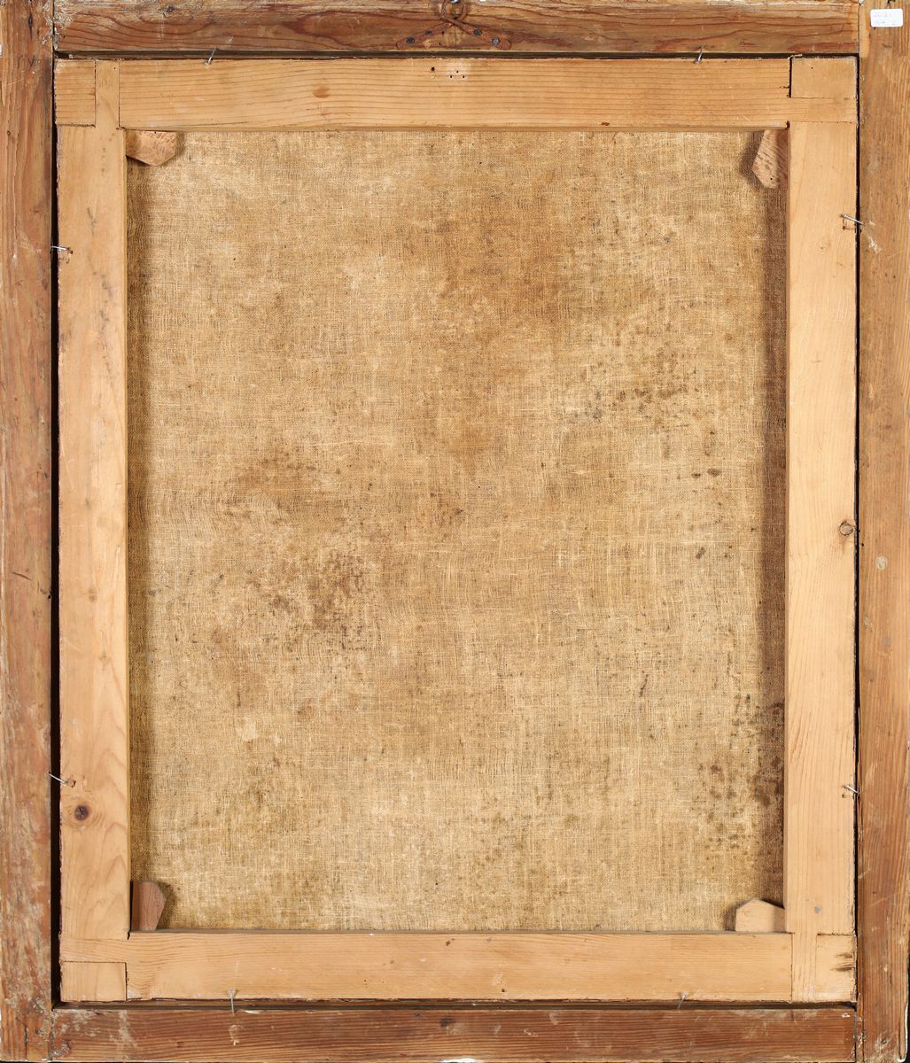 Pittore del XIX Secolo - Ritratto di Gentildonna con Gioielli