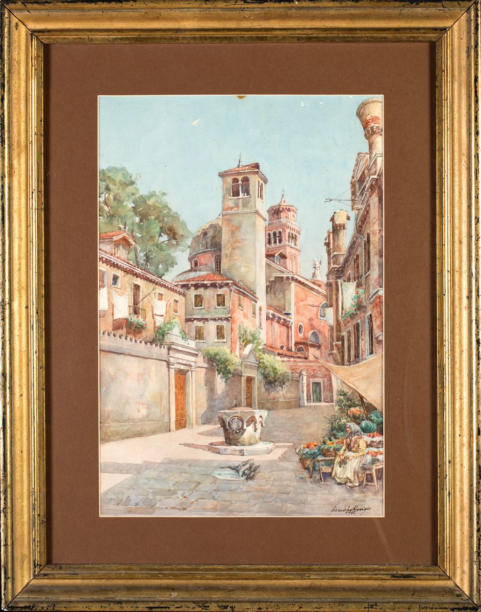 Campiello Veneziano con Fioraia