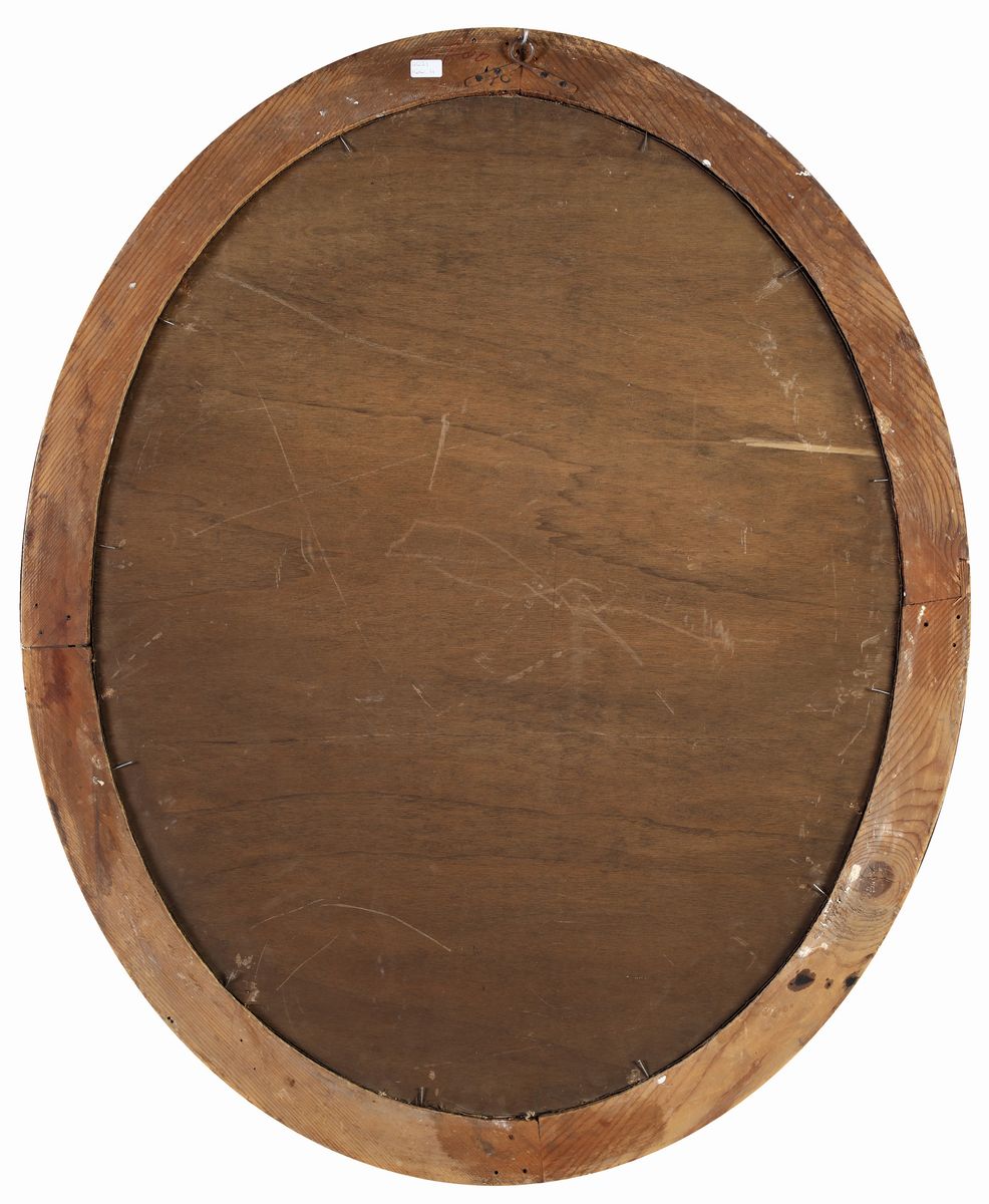 Pittore del XVII Secolo - Gentiluomo in Armatura e Fiocco Rosso
