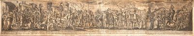 Antica Incisione Realizzata in Quattro Lastre