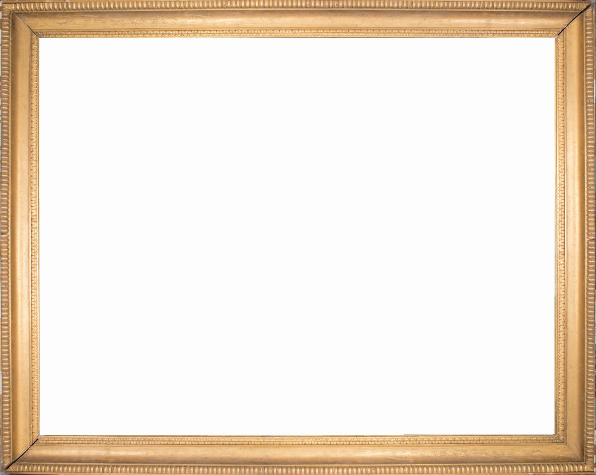 Grande Cornice in Legno Dorato, XIX Secolo
