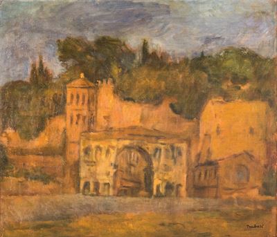 Paesaggio Romano (arco di Giano)