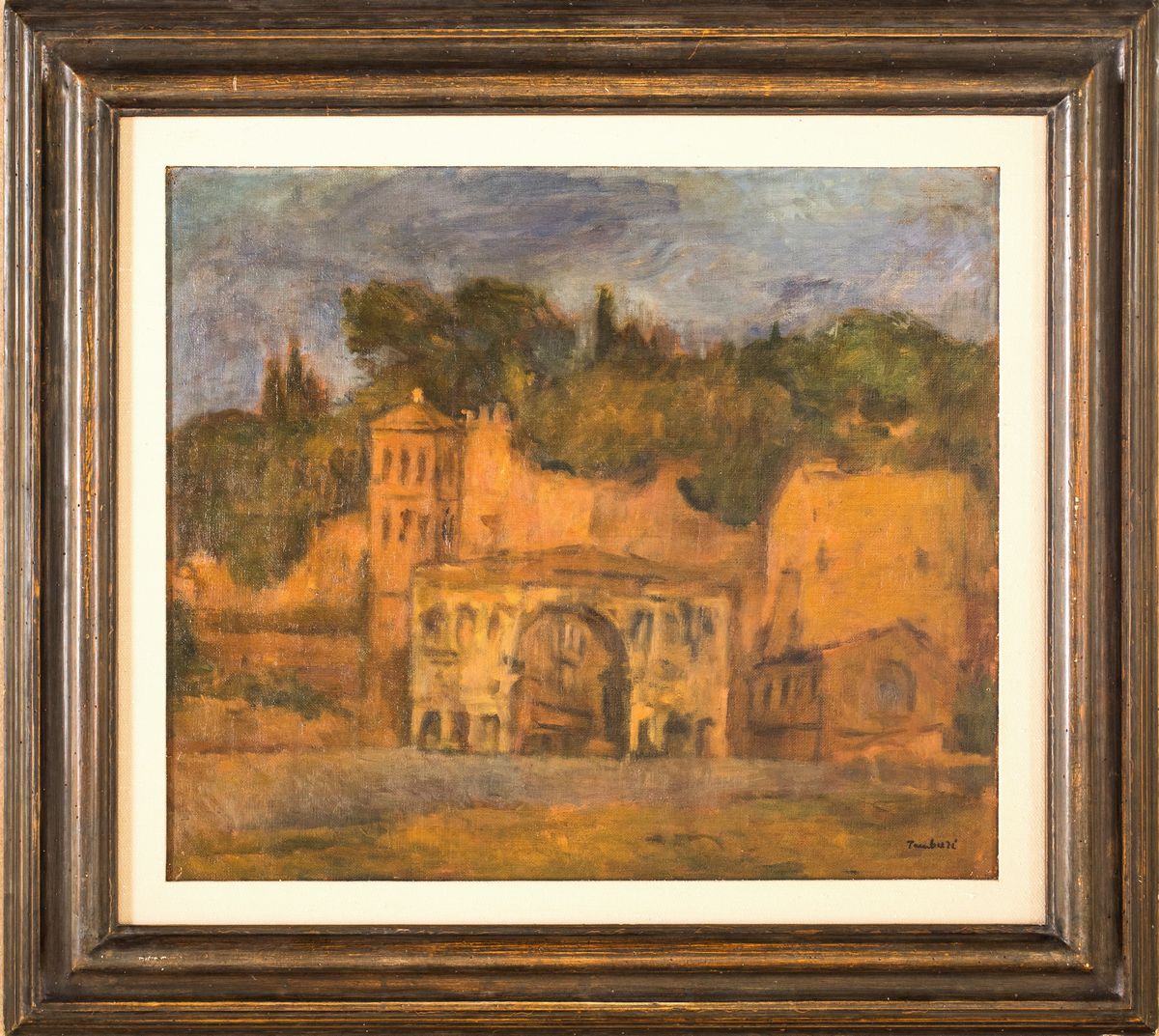 Orfeo Tamburi - Paesaggio Romano (arco di Giano)