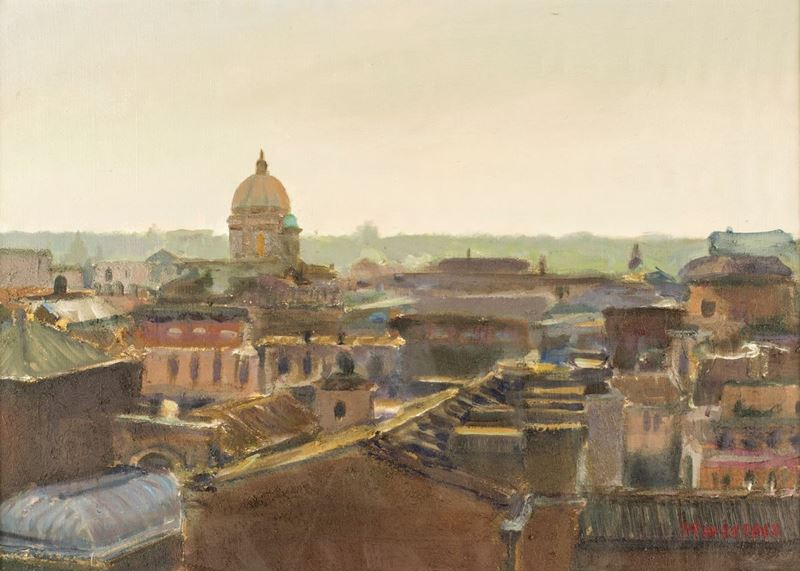Marcello Muccini - Tetti di Roma