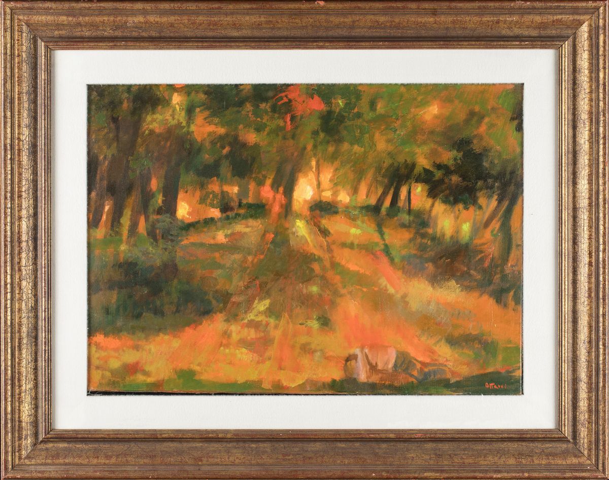 Ugo Attardi - Paesaggio Alberato