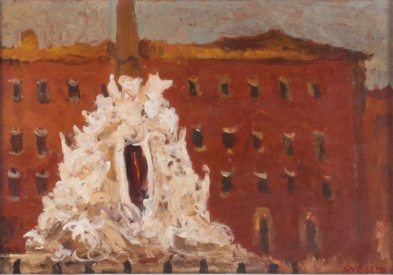 Carlo Quaglia - Piazza Navona (fontana dei Quattro Fiumi)