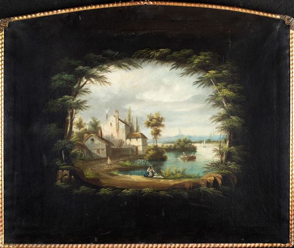 Pittore del XIX secolo - Paesaggio