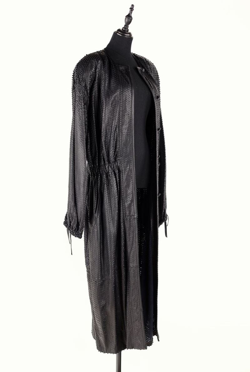 Fendi, Cappotto in Pelle