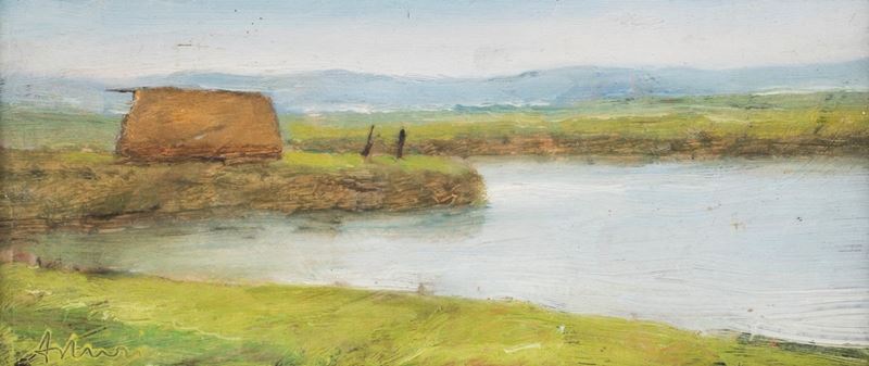 Antonio Asturi - Paesaggio Lacustre