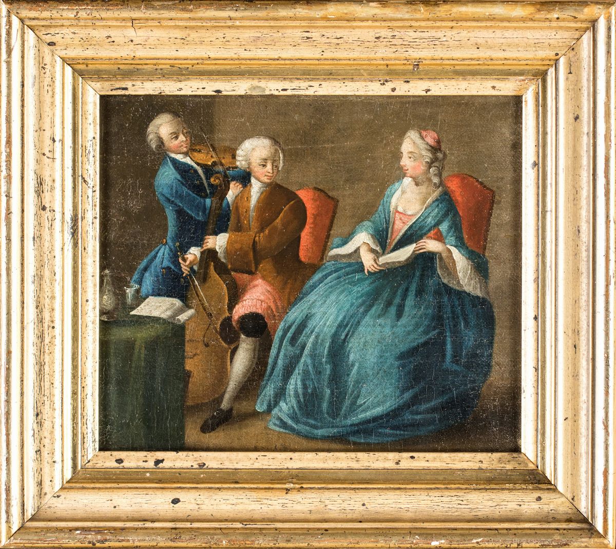 Pietro Longhi (attribuito) - Lezione di Musica