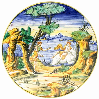 Piatto in Ceramica di Castelli