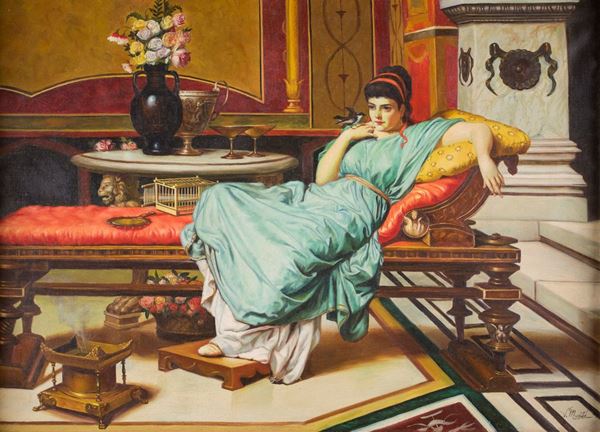 Virginio Monti - Interno neoclassico