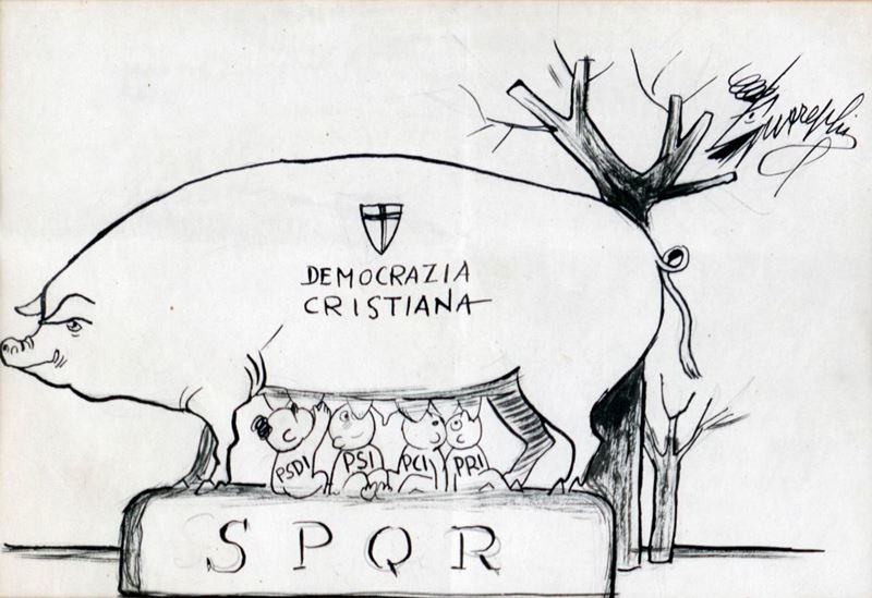 Giovannino Guareschi - La Lupa della Roma di Fanfani