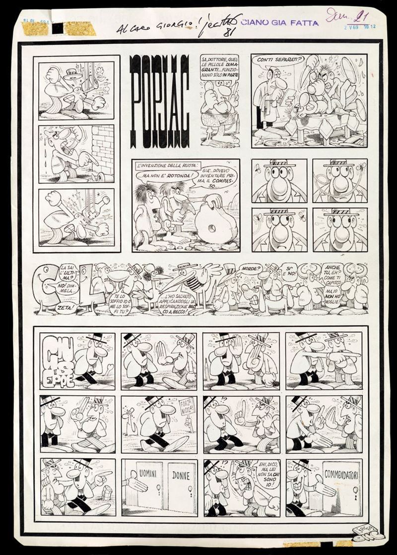 Benito Jacovitti - Fumetto Vignetta