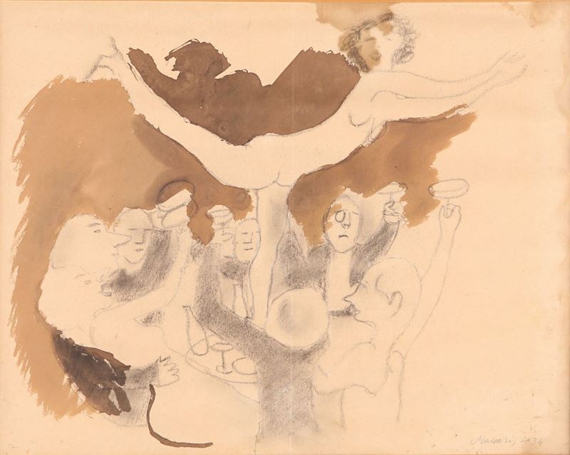 Mino Maccari - La Ballerina