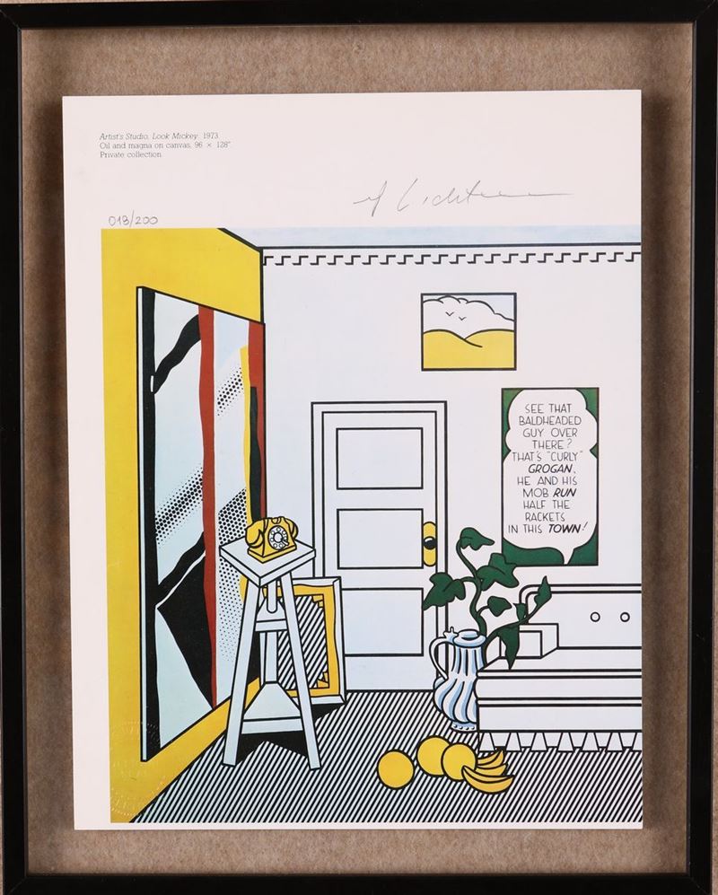 Roy Lichtenstein - Artist's Studio, Look Mickey