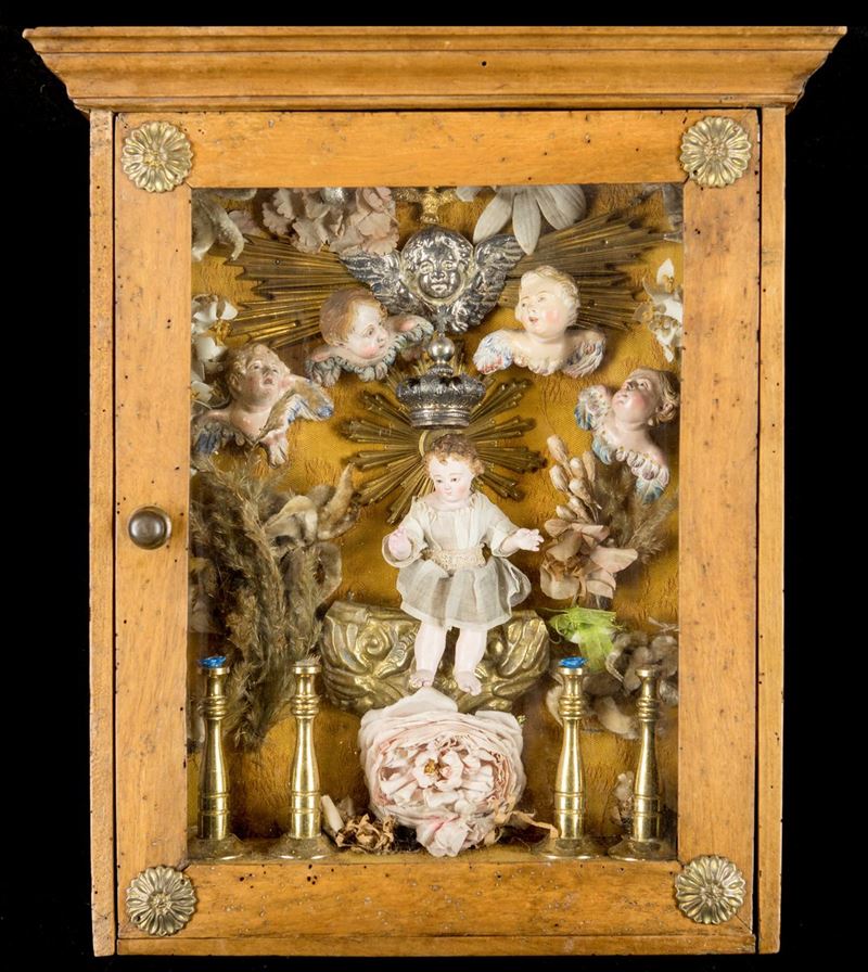 Teca in Legno di Frutto, Napoli, XIX Secolo