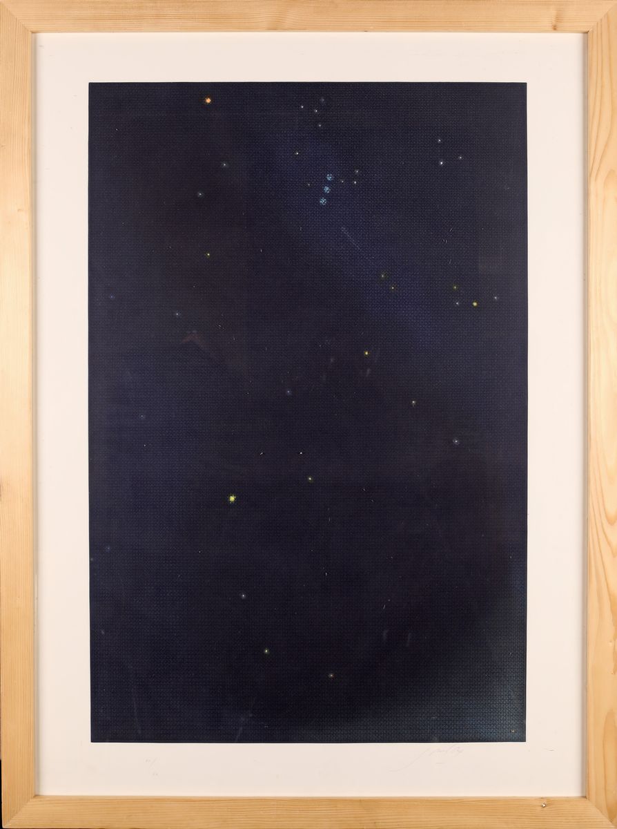 Piero Guccione - Cielo Stellato-orione