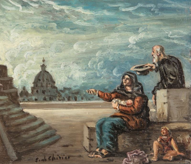 Giorgio De Chirico - L'elemosina