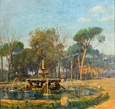 La Fontana dei Cavalli Marini a Villa Borghese