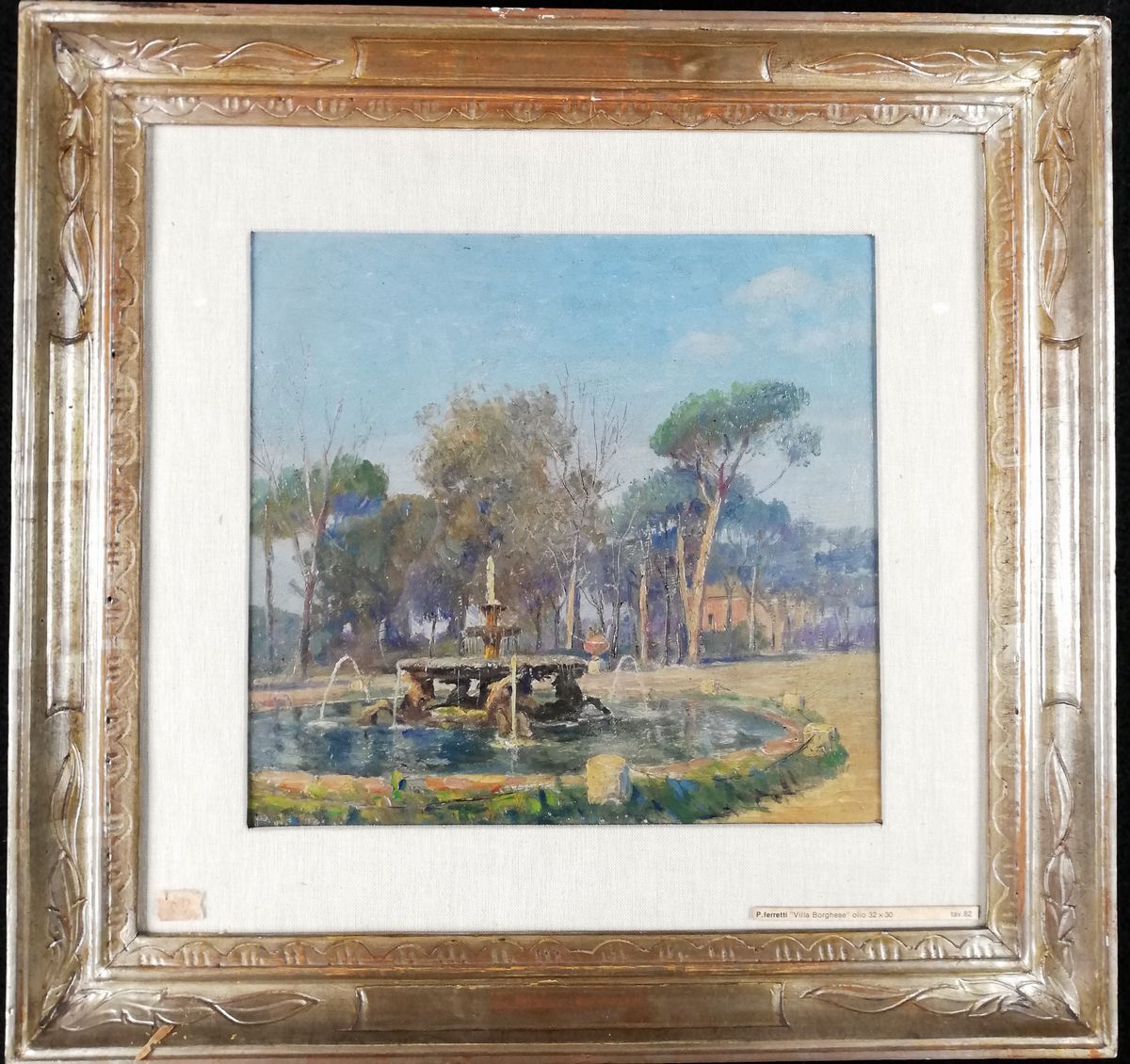 Paolo Ferretti - La Fontana dei Cavalli Marini a Villa Borghese
