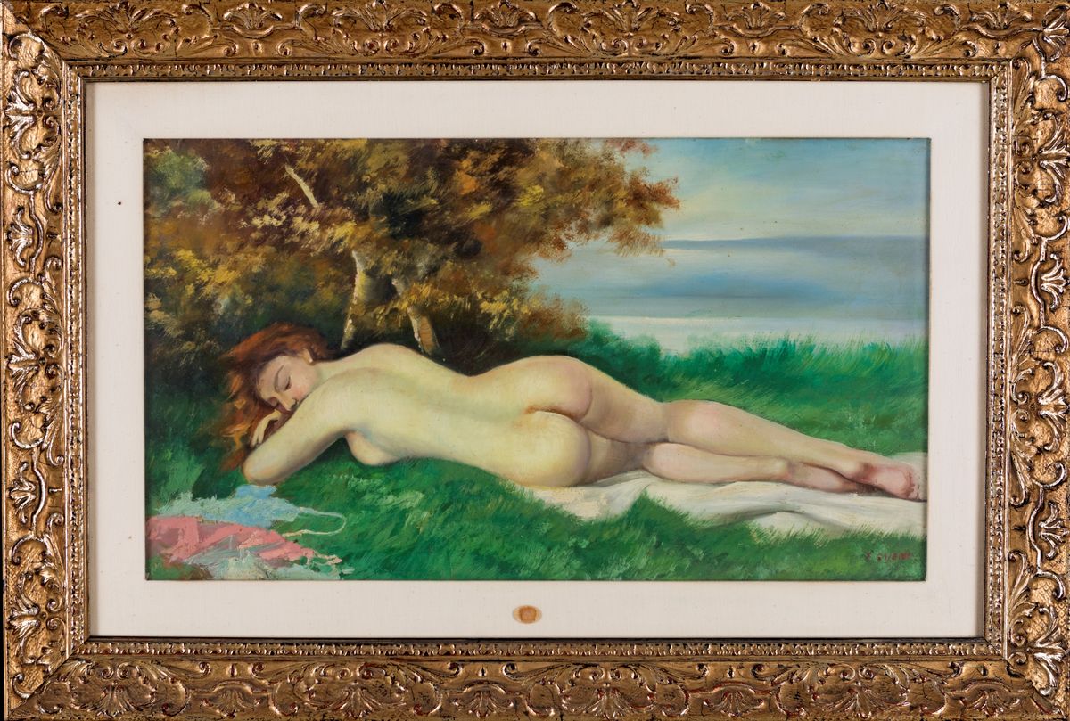 Umberto Lilloni - Nudo di Schiena