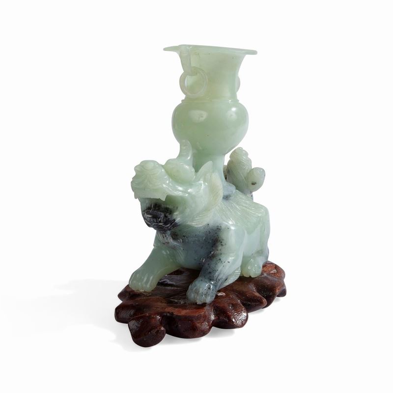 Vaso in Giada, Cina, Inizio XX Secolo