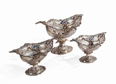 Trittico in Argento, Londra, 1908, Argentieri Goldsmiths & Silversmiths Company