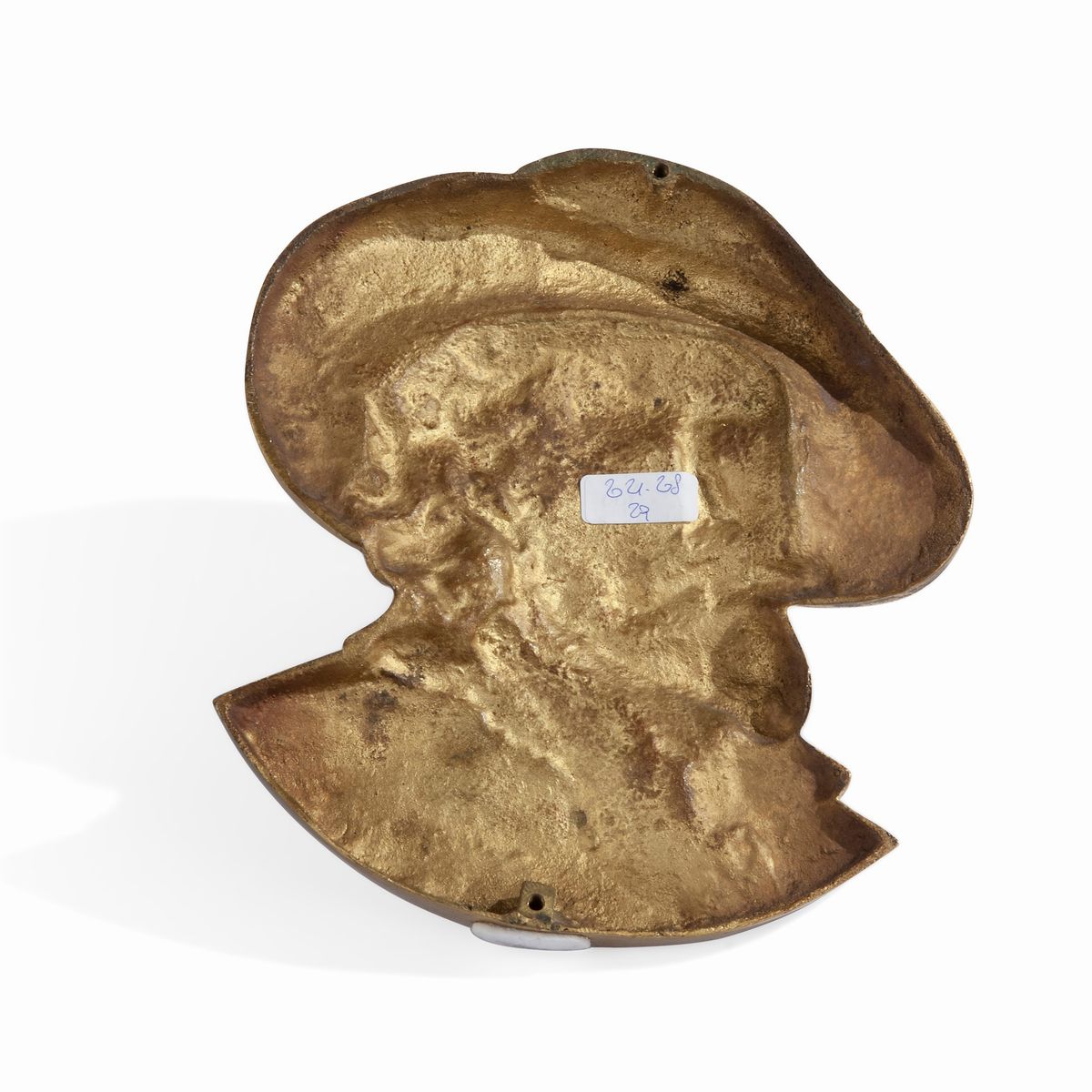 Bassorilievo in Bronzo Dorato Lucido e Opaco, Fine del XIX Secolo